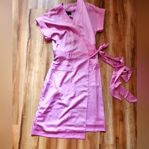 NWT J. Crew Wrap Dress in Lilac Pink/Lavender (Size Small) 🩷🪻 - Picture 2 of 8